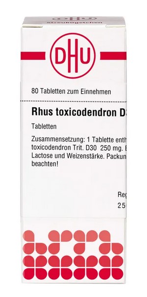 Rhus toxicodendron D30