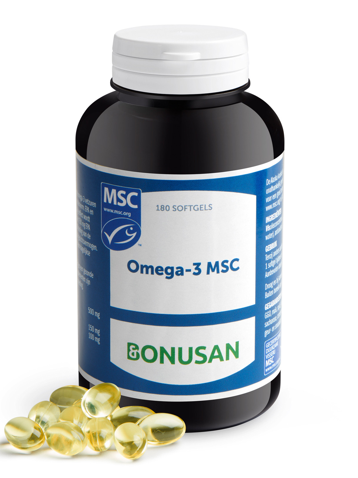 Bonusan - Omega-3 visolie MSC - 180 stuks