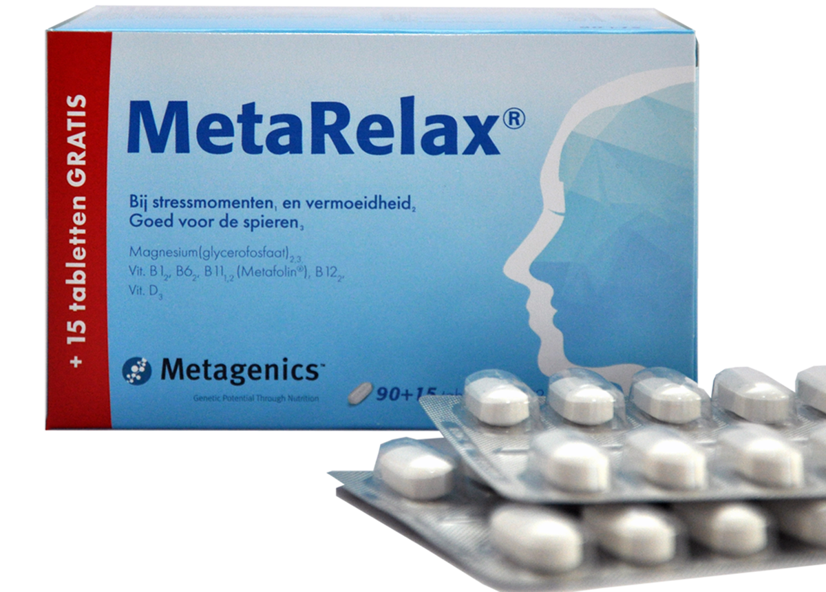 Metagenics - MetaRelax + 15 extra tabletten gratis