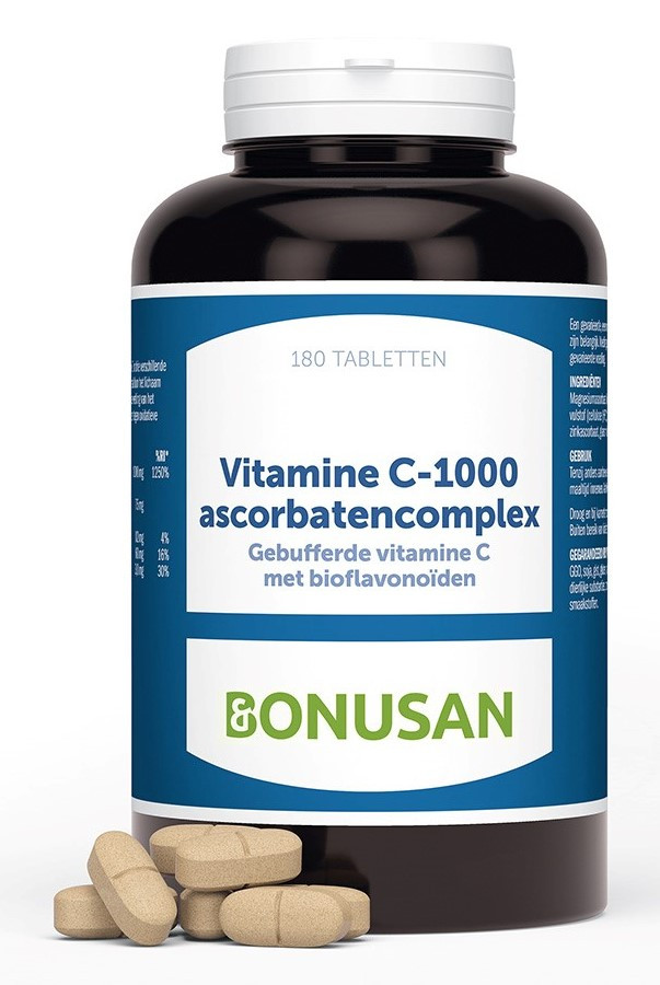 Bonusan - Vitamine C1000 ascorbatencomplex - 180 stuks