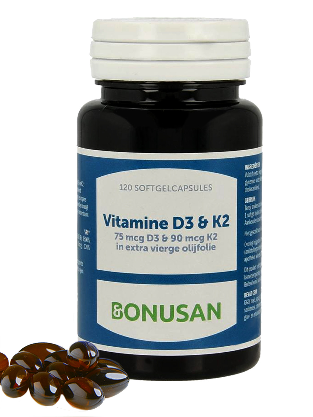 Vitamine D3 & K2 2022 120st