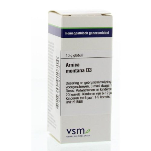 84066-Arnica-Montana-D3-VSM-Enkelvoudige-Homeopathie-10-gram-globuli