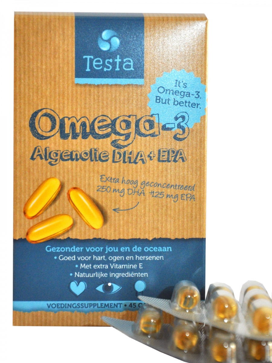 Testa - Vegan omega-3 algenolie