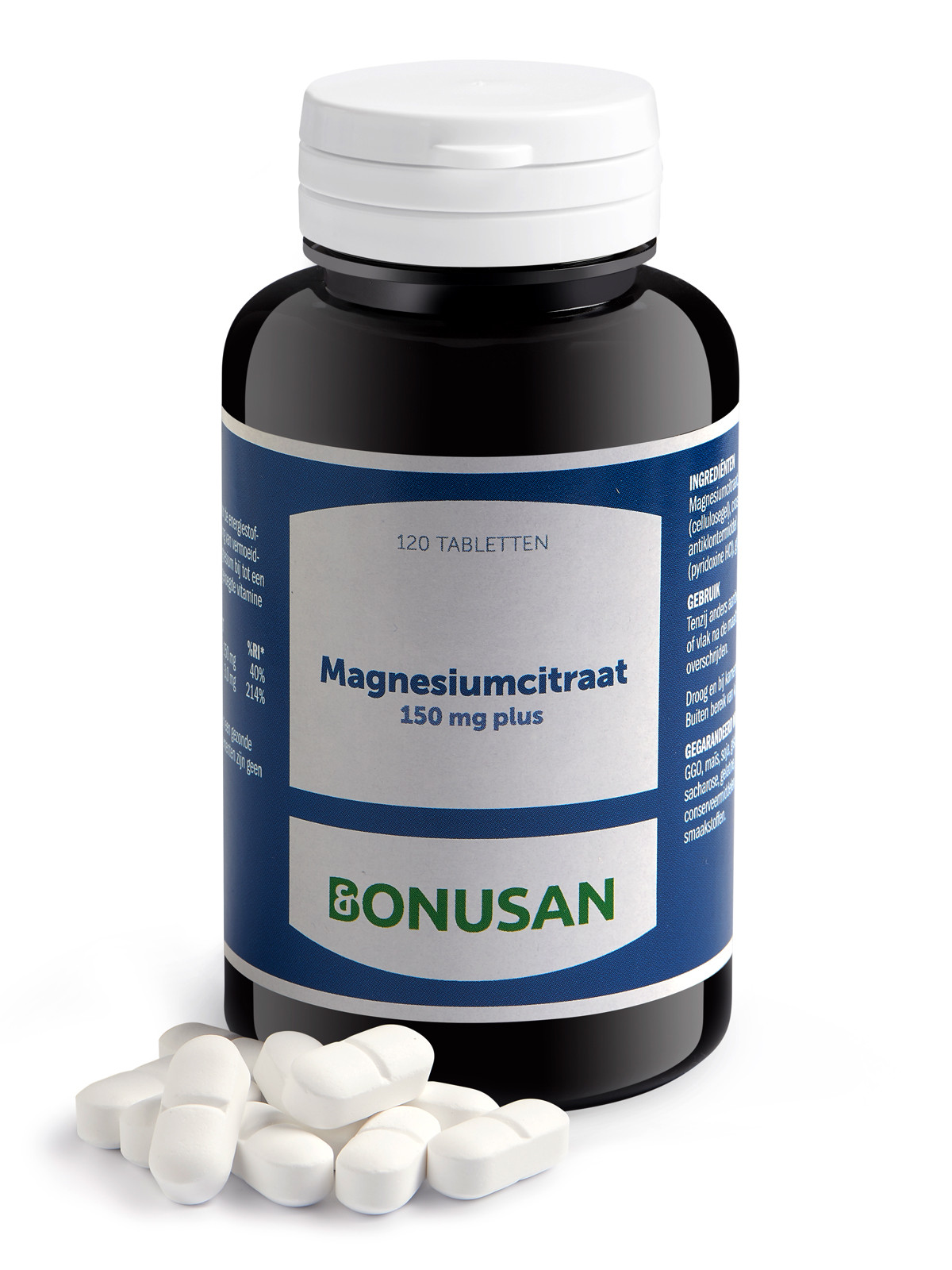 Bonusan - Magnesiumcitraat 150 mg plus - 120 stuks